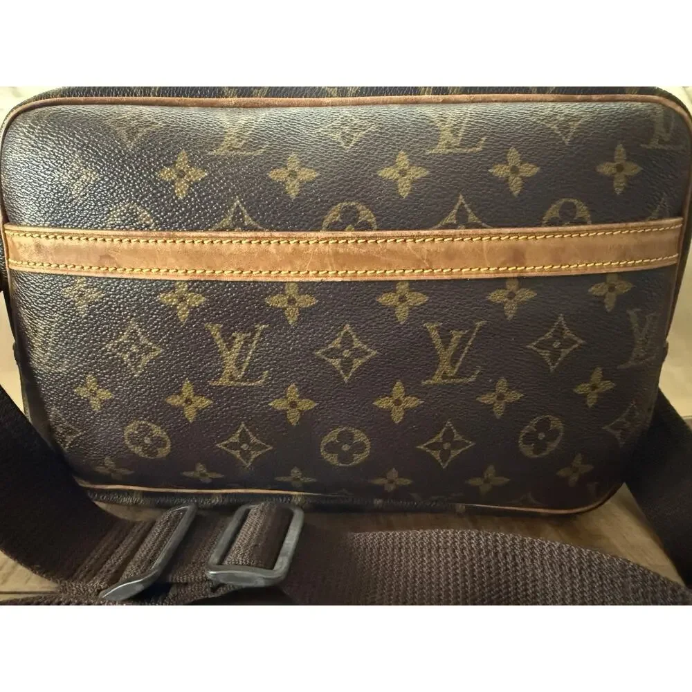 Louis Vuitton Reporter Crossbody Bag Women Monogram Canvas France Dust Bag W/COA
